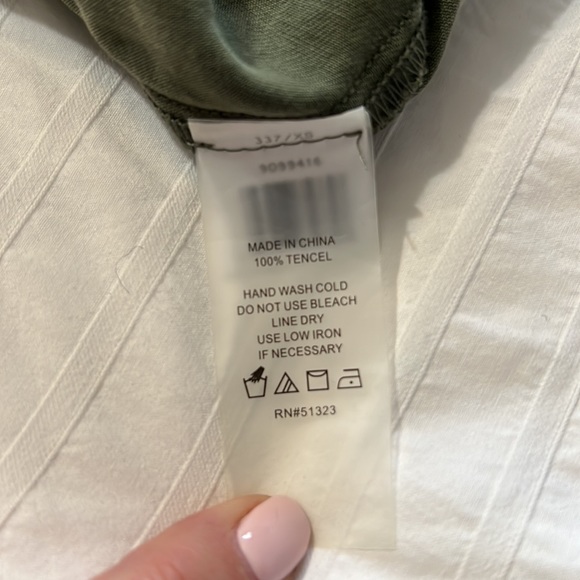 VINCE CAMUTO tencel skirt paper bag waist skirt - Picture 7 of 7